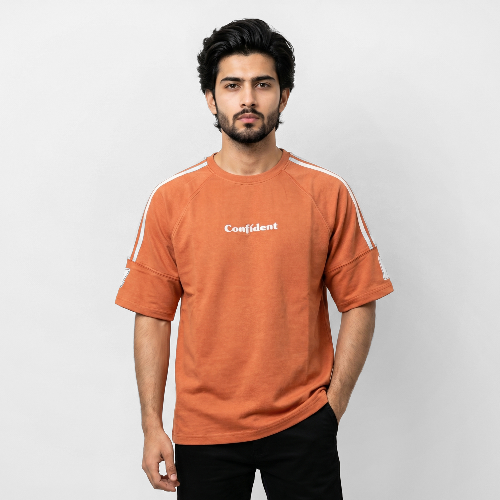 Confident Drop Shoulder T-Shirt - Image 2