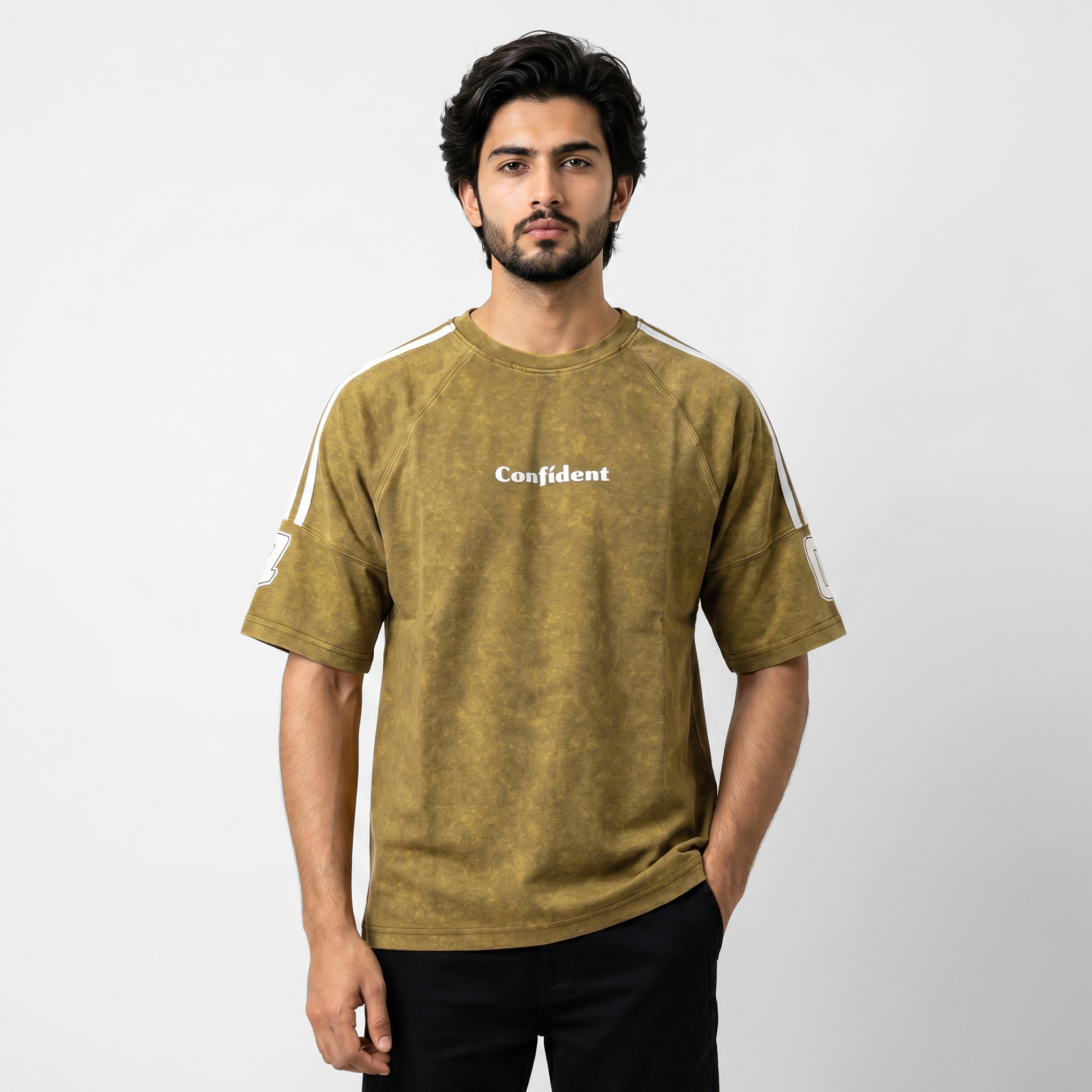 Confident Drop Shoulder T-Shirt - Image 4