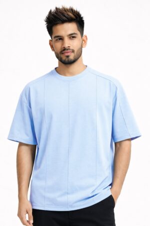 Linear Drop Shoulder T-Shirt