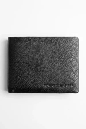 Genuine Leather Bifold Wallet – Classic Black