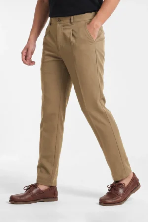Khaki Brown Formal Pants