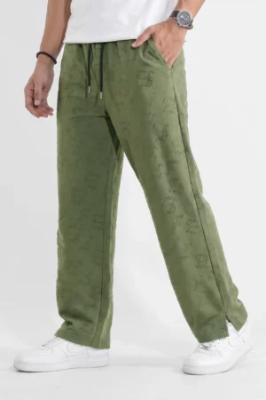 Low Cut Embossed New Baggy Joggers